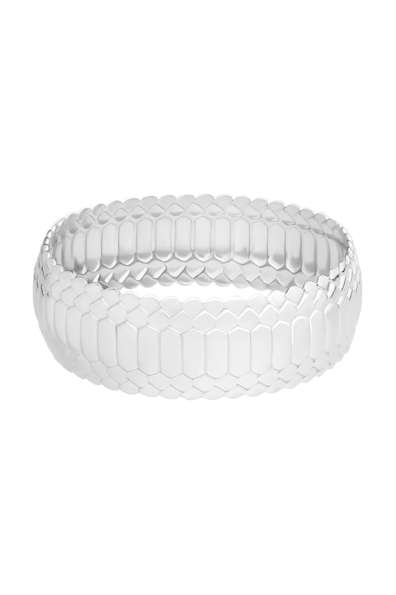 Postriebrený náramok Lilou Snake strieborná 262/BRA/NO1/SR