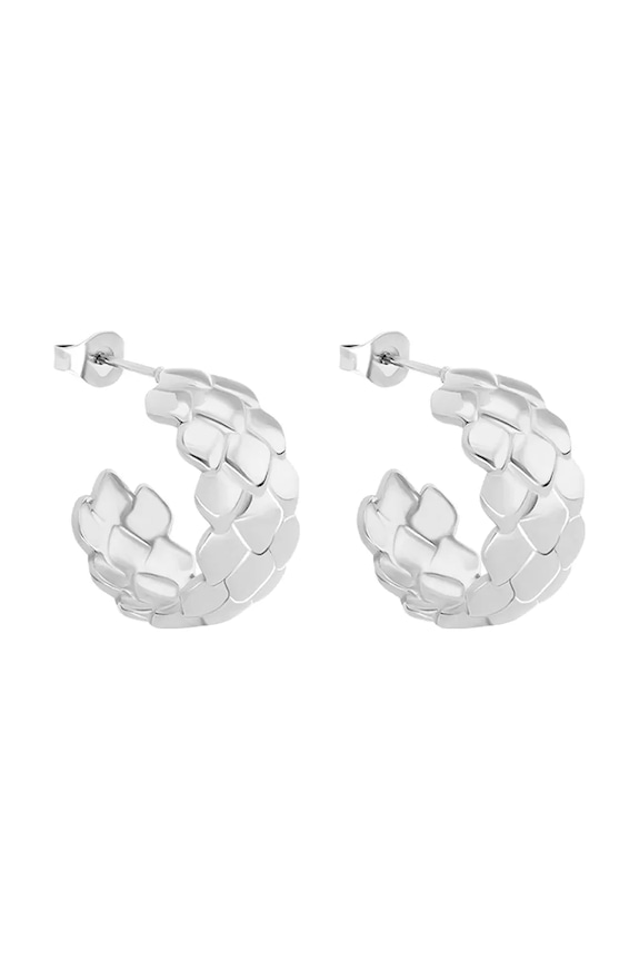 Lilou orecchini placcati in argento Snake argento 262/16/KOL/NO2/SR