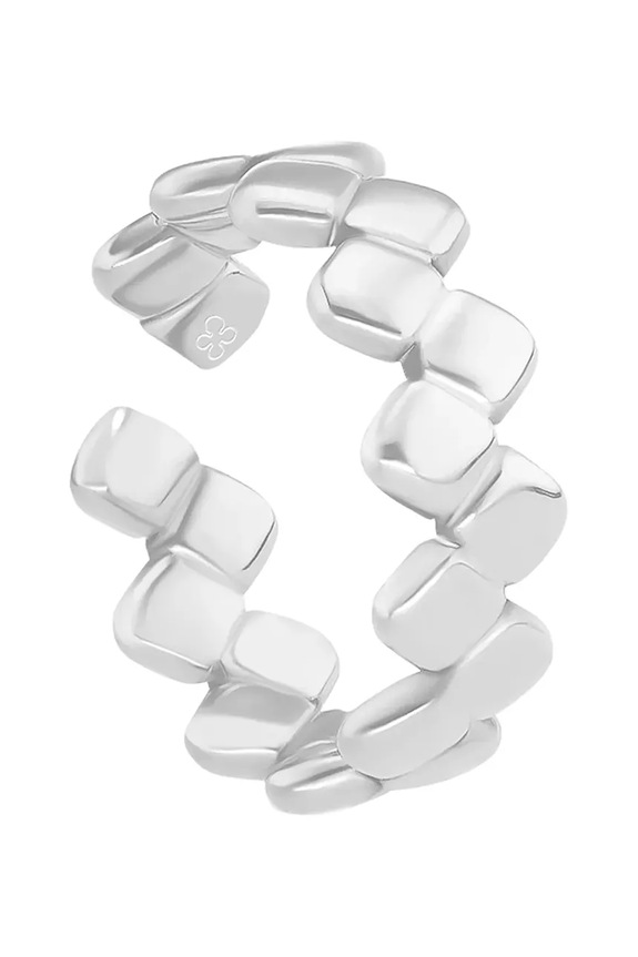 Lilou inel placat cu argint Snake argintiu 262/PIE/NO1/SR