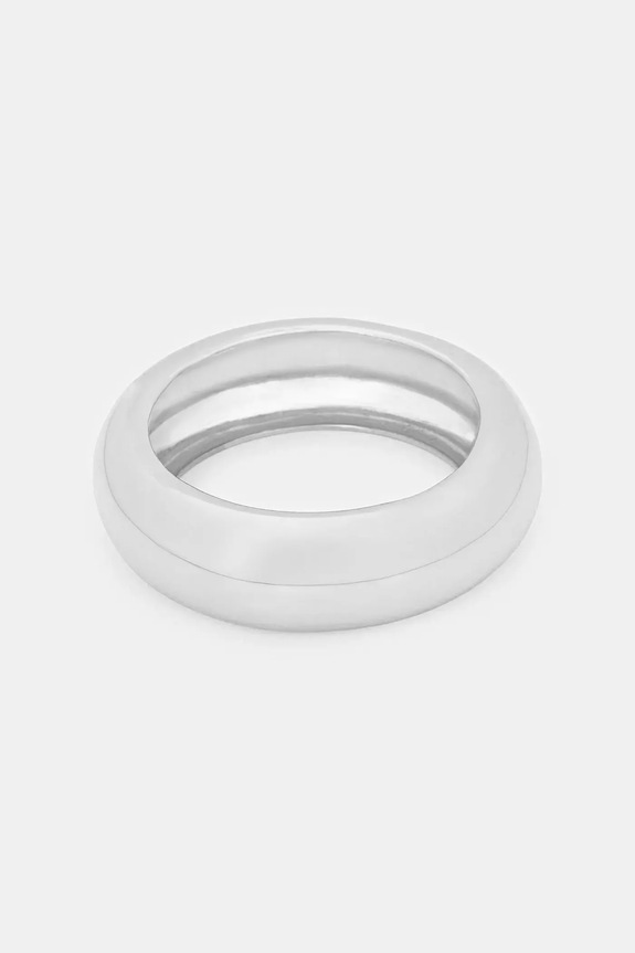 Postriebrený náramok Naked Wolfe Dea Bangle strieborná Dea.Silver
