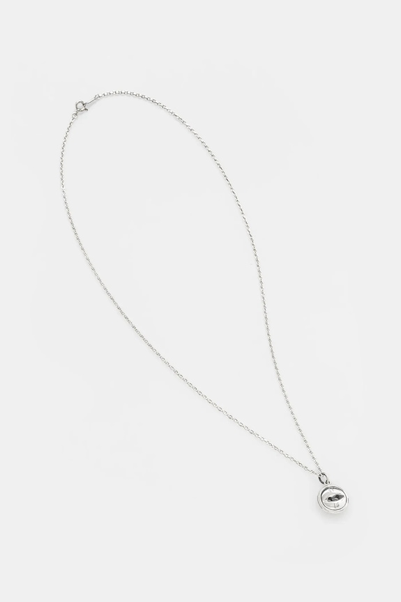 NEIGHBORHOOD collana d'argento SILVER BUTTON NECKLACE argento 252IVNH.AC03