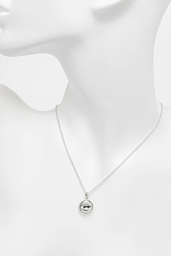 Accessori NEIGHBORHOOD collana d'argento SILVER BUTTON NECKLACE 252IVNH.AC03 argento