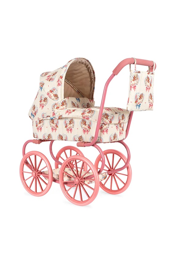 Konges Sløjd cărucior de păpuși MINNIE TWINKLE DOLL PRAM KS103923.9BYA bej AW25