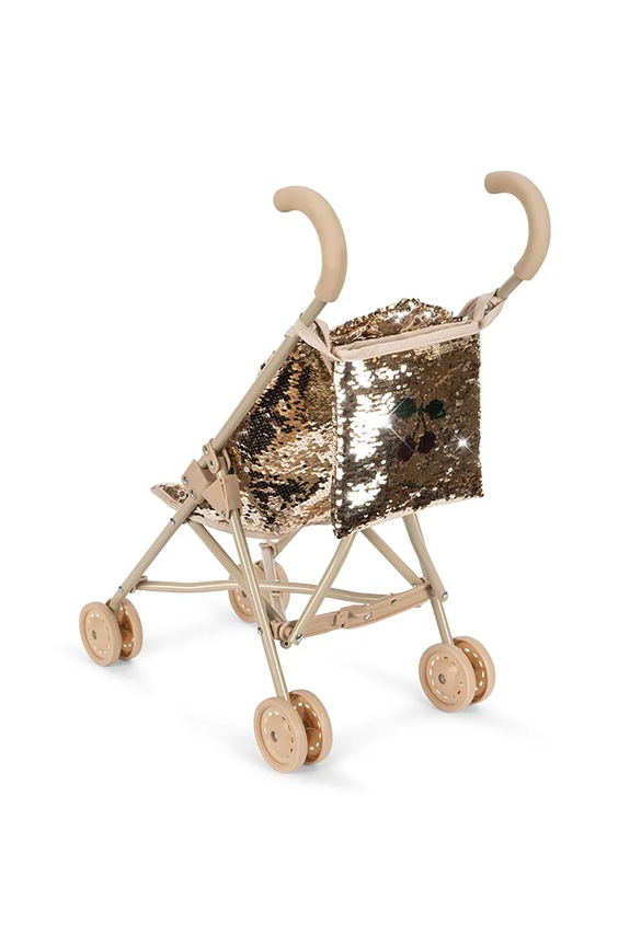 Konges Sløjd passeggino per bambole SPARKLY DOLL STROLLER KS103986.9BYA oro AW25