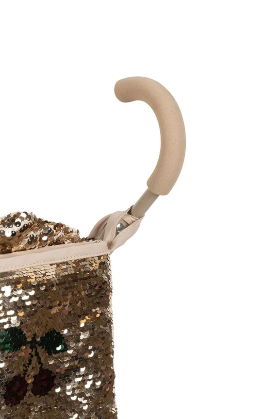 BIMBA Konges Sløjd passeggino per bambole SPARKLY DOLL STROLLER KS103986.9BYA oro