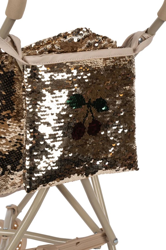 Konges Sløjd passeggino per bambole SPARKLY DOLL STROLLER oro KS103986.9BYA