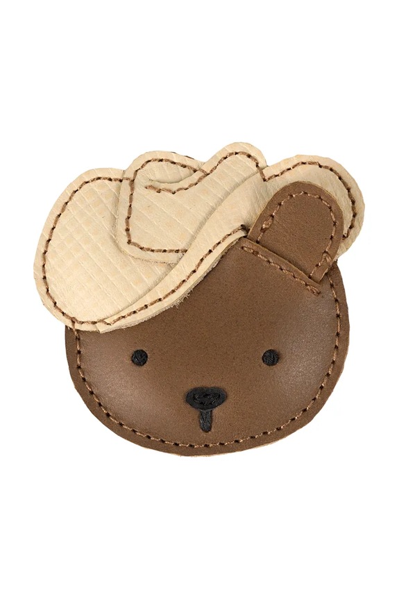 Donsje agrafă de păr copii Stanzen Clip Cowboy Bear maro 6031301