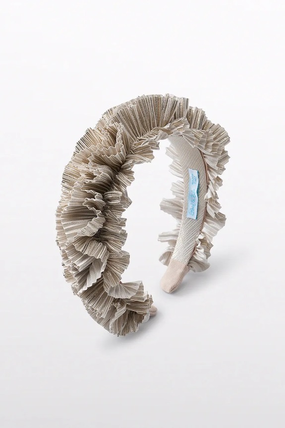 Abel&Lula opaska do włosów dziecięca 5974.2.Bizuteria.9BYA beżowy AW25