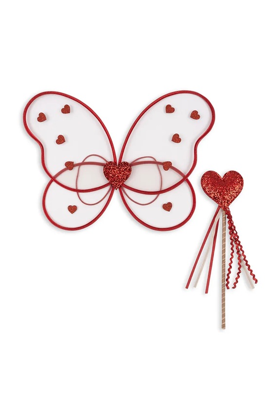 Fete Konges Sløjd costum pentru copii FAIRY COSTUME KS101137.9BYA rosu