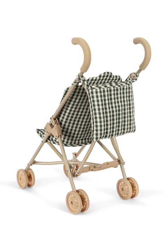 Dziewczynka Konges Sløjd wózek dla lalek CHEEKY DOLL STROLLER KS104250.9BYA zielony