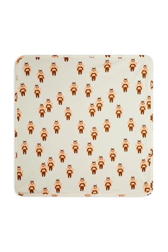 Detská deka Mini Rodini Bees 2566010911 béžová AW25