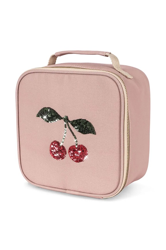 Băieți Konges Sløjd geantă termică pentru prânz CLOVER THERMO LUNCH BAG KS103458.9BYA roz