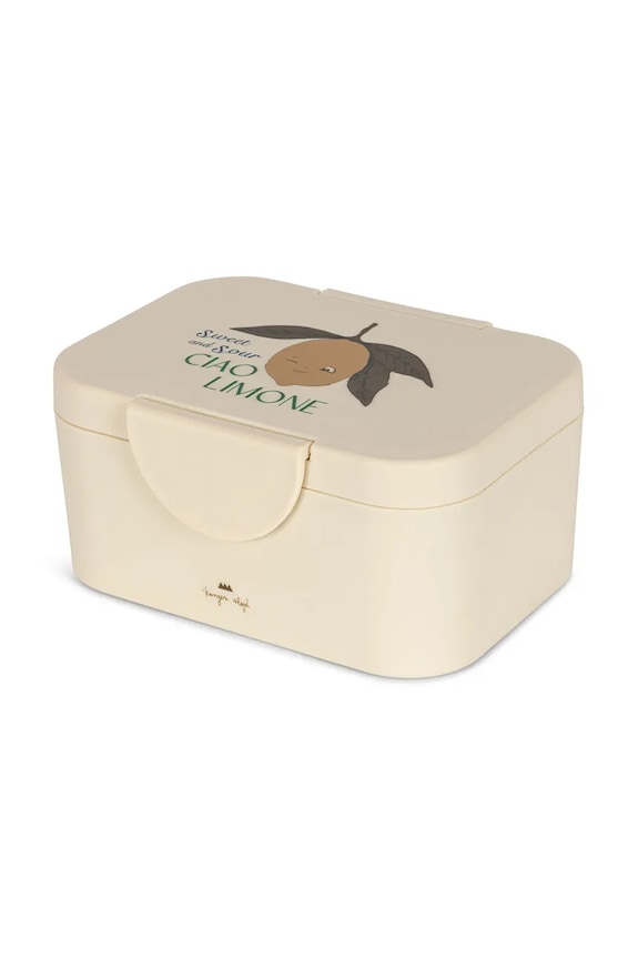 Chlapec Obedár a fľaša Konges Sløjd LUNCH BOX SET KS103471.9BYA béžová