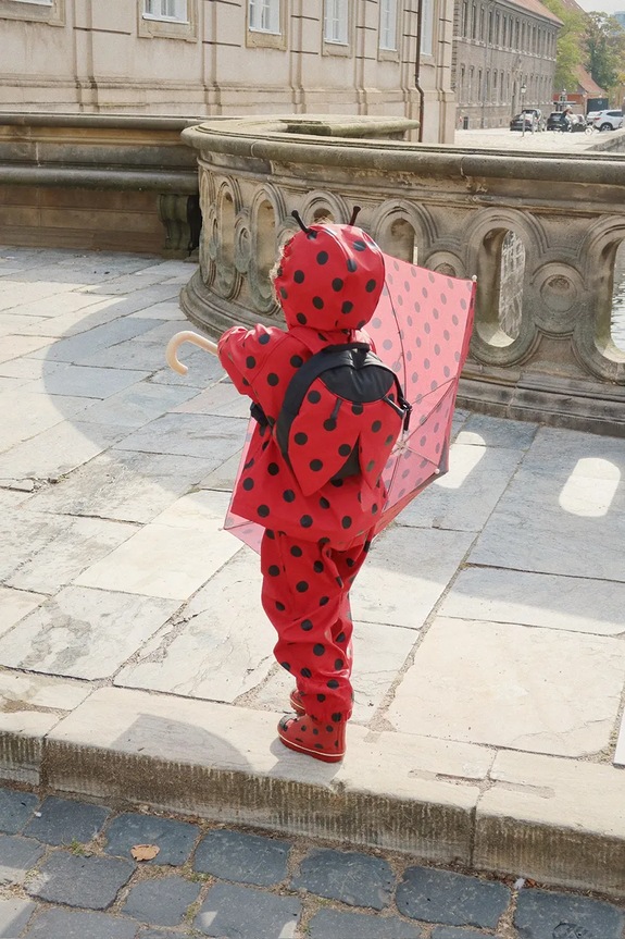 Detský dáždnik Konges Sløjd LADY DOT UMBRELLA KS103493.9BYA