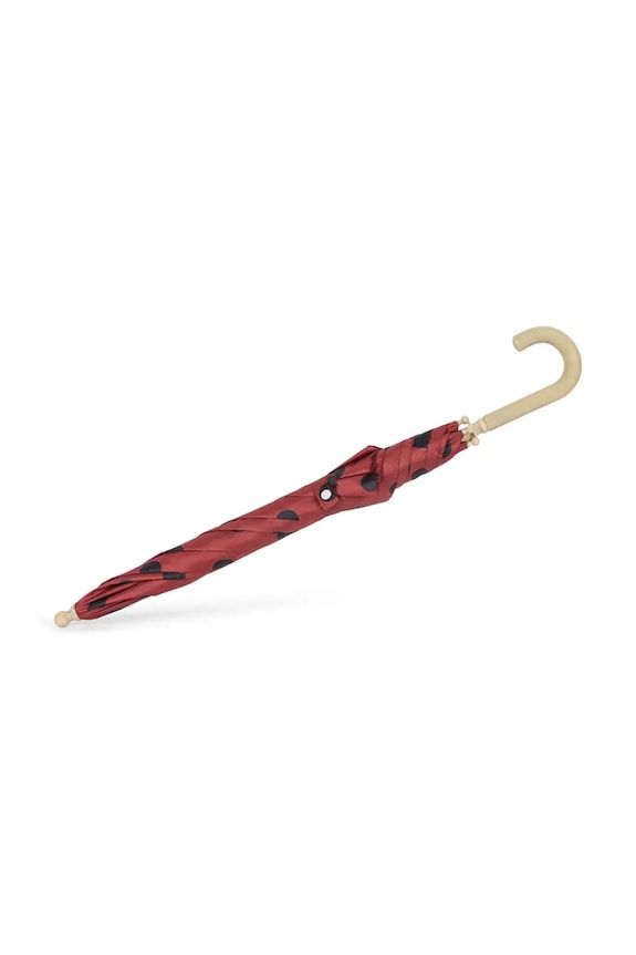 Detský dáždnik Konges Sløjd LADY DOT UMBRELLA červená KS103493.9BYA