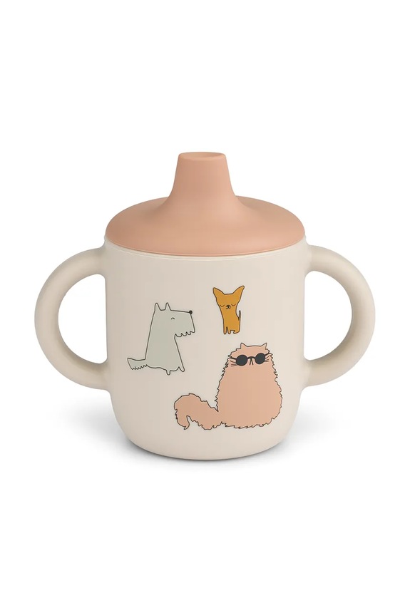 Detský hrnček Liewood Neil Sippy Cup béžová LW13060.9BYA