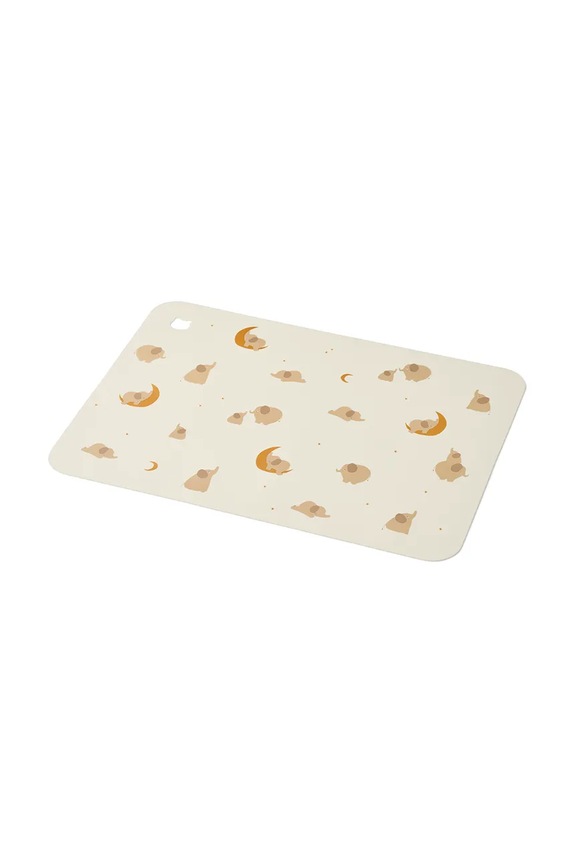 Liewood suport decorativ pentru farfurie Jude Printed Placemat bej LW15059.9BYA