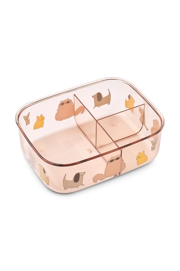 Chłopiec Liewood pojemnik na jedzenie dla dzieci Arthur Tritan Lunchbox LW19687.9BYA beżowy