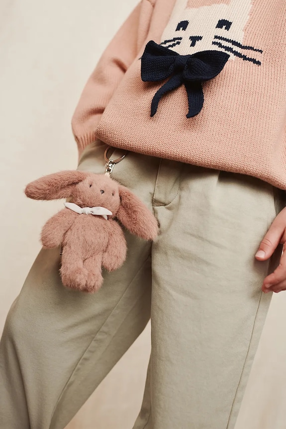 Liewood brelok Alfredo Rabbit Keychain różowy LW20094.9BYA