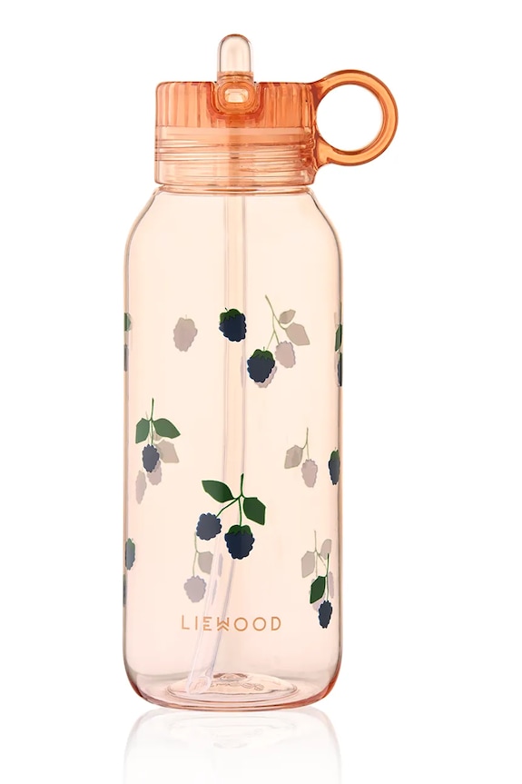 Sada fľaše a obedára pre deti Liewood Chelsey Printed Lunchbox Set oranžová LW20131.9BYA