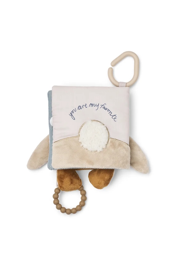 Liewood pandantiv bebeluș Fey Classic Fabric Book bej LW20145.9BYA