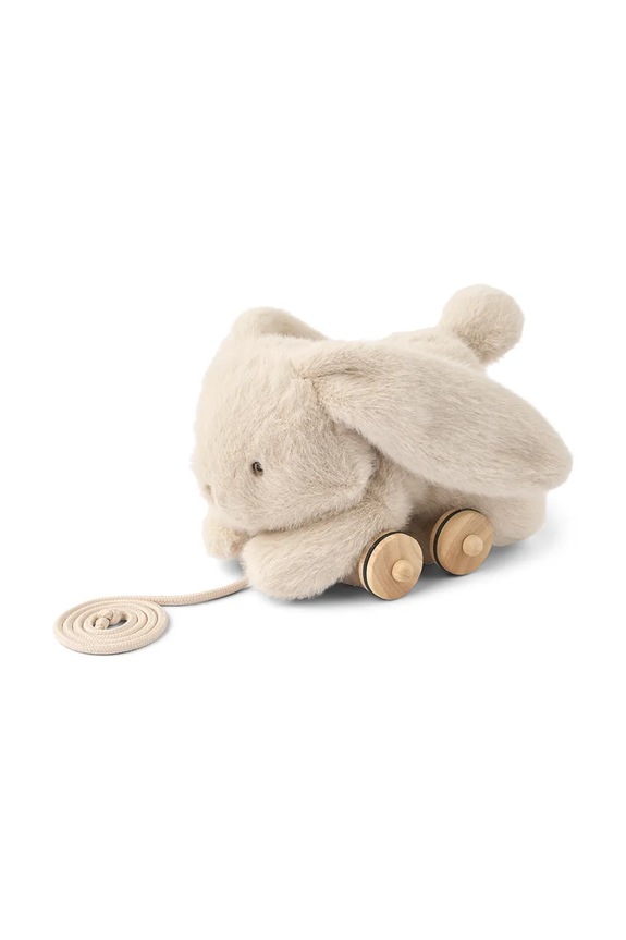 Liewood zabawka pluszowa Pera Rabbit Pull Along Toy LW20163.9BYA beżowy AW25