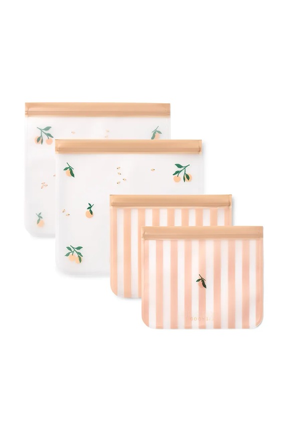 Σακούλες τροφίμων Liewood Rebus Reusable Food Bags 4-pack 4-pack πορτοκαλί LW20172.9BYA