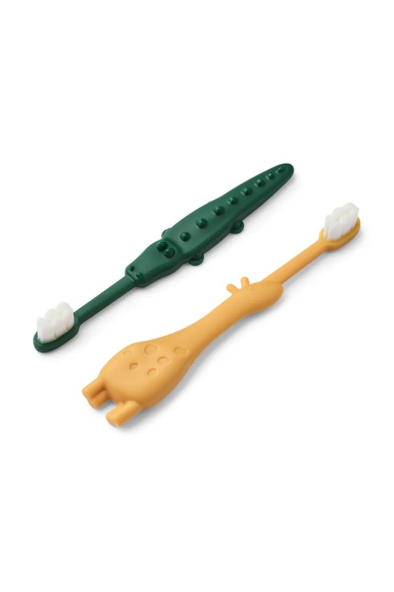 Дитяча зубна щітка Liewood Fabio All Together Toddler Toothbrush 2-pack 2 шт барвистий LW20176.9BYA