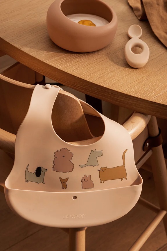 Chłopiec Liewood zestaw naczyń dla dzieci Sparia Bowl w. Spoon LW20335.9BYA pomarańczowy