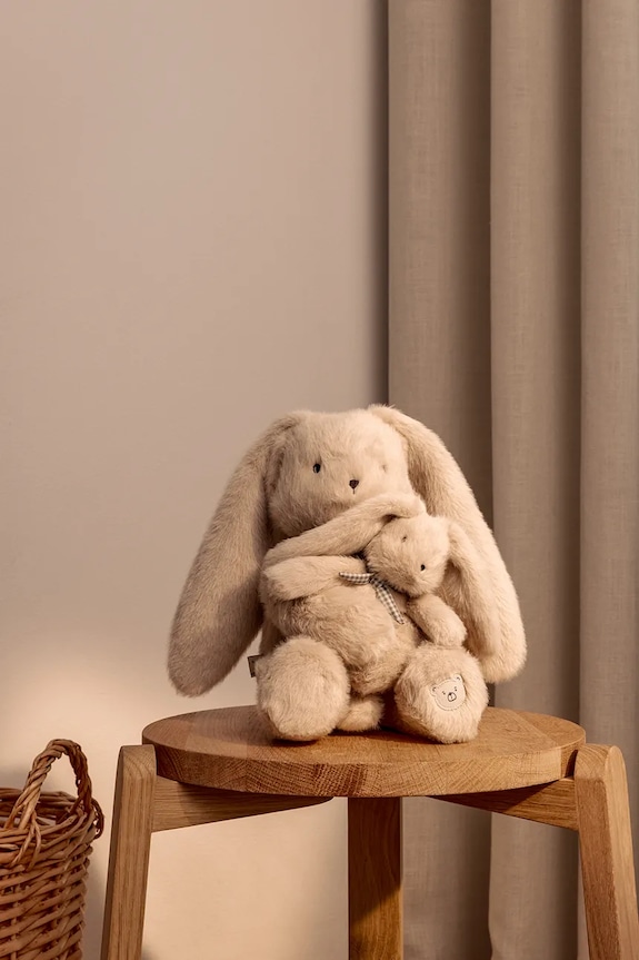 Liewood jucărie de pluș Berto Mommy & Me Rabbit Teddy 2-pack Produs pentru bebe bej LW20373.9BYA