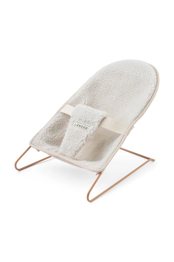 Hojdacie kreslo pre bábiku Liewood Mabel Pile Doll Bouncer béžová LW20394.9BYA