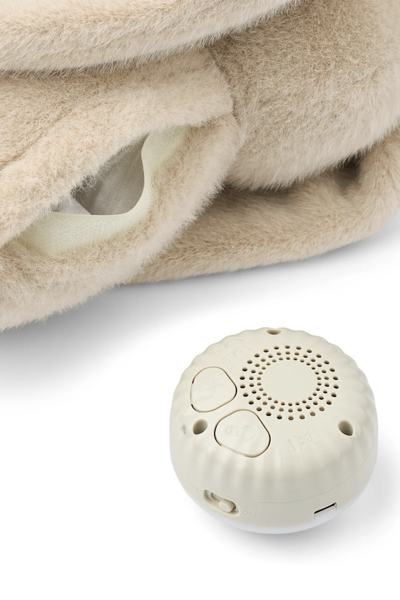 Detská plyšová hračka Liewood Hattie Rabbit Humming Teddy béžová LW20584.9BYA