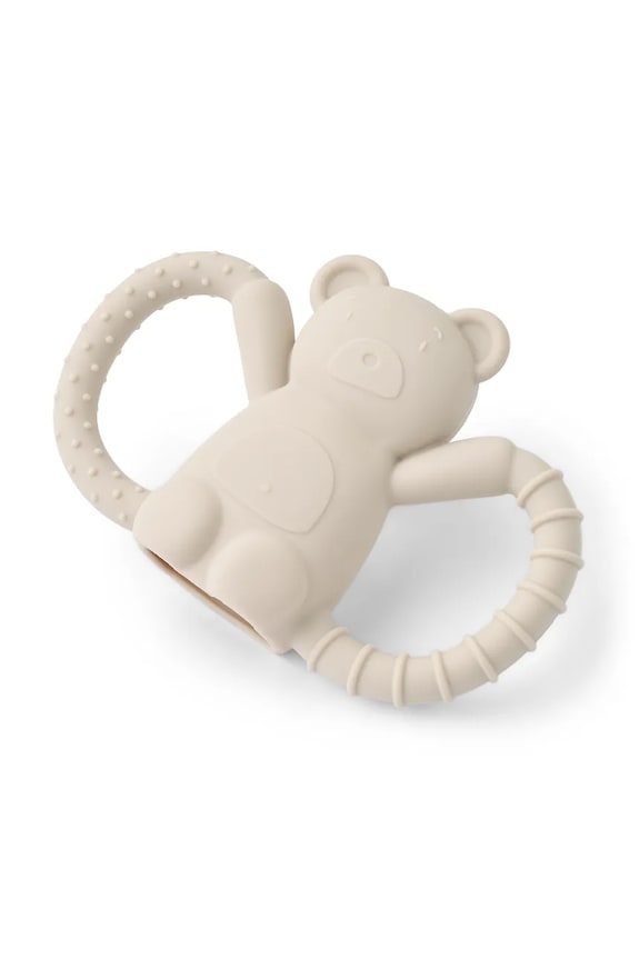 Detské hryzátko Liewood Magdalene Mr Bear Teether béžová LW20175.9BYA