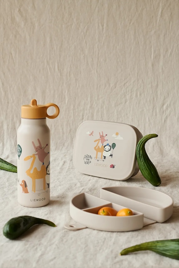 Băieți Liewood lunchbox Eugene Foldable Snack Box LW19265.9BYA bej