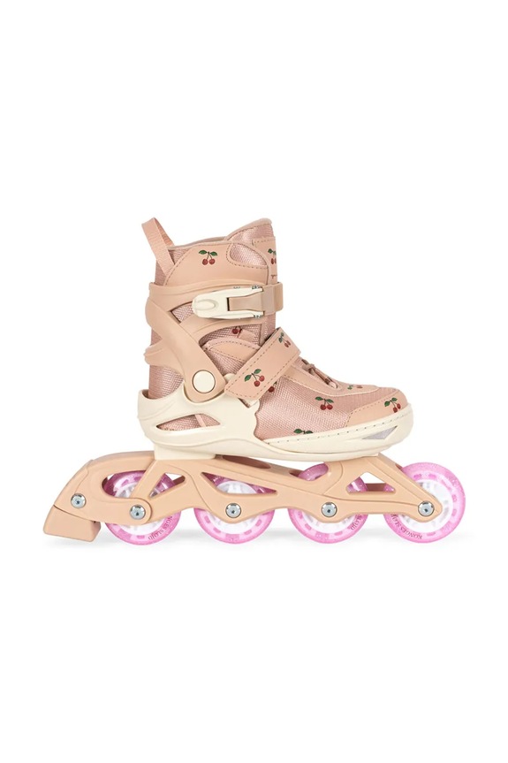 Chłopiec Konges Sløjd rolki dziecięce LIGHT UP ROLLER SKATES KS104417.9BYA pomarańczowy
