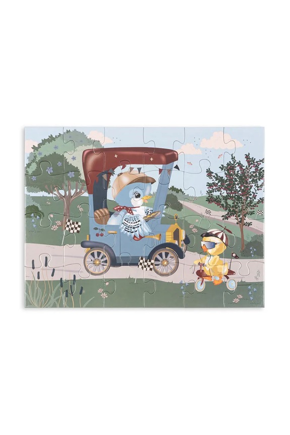 Sestavljanka za otroke Konges Sløjd BIRDIE PUZZLE FSC pisana KS104236.9BYA
