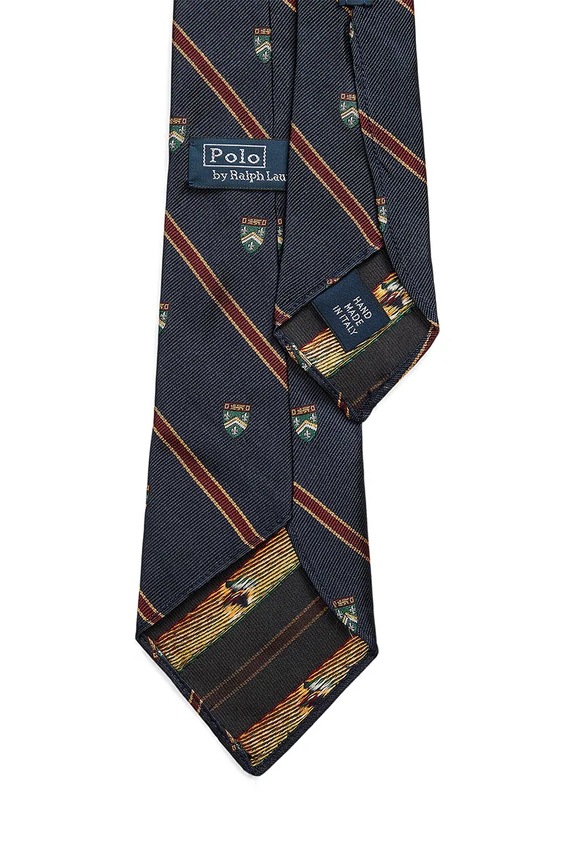Polo Ralph Lauren silk tie 712971857 navy AW25