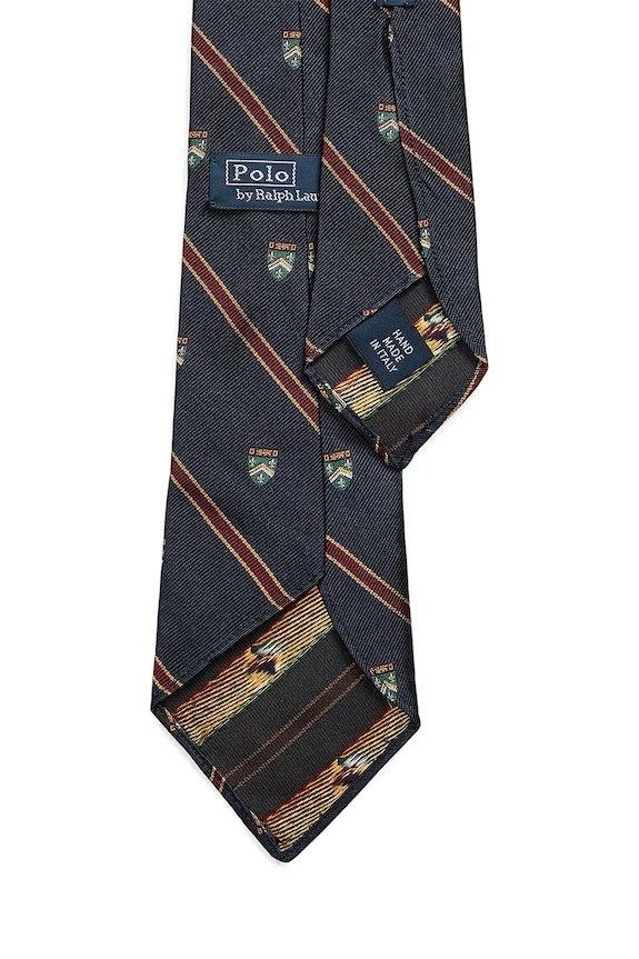 Polo Ralph Lauren silk tie 712971857 navy AW25