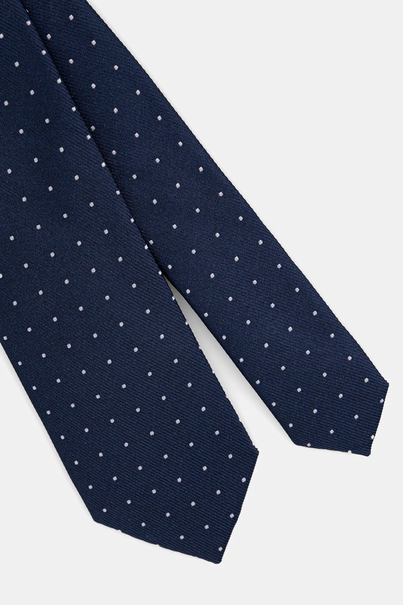 Calvin Klein cravatta da uomo con misto seta CK2111E005 blu navy SS26