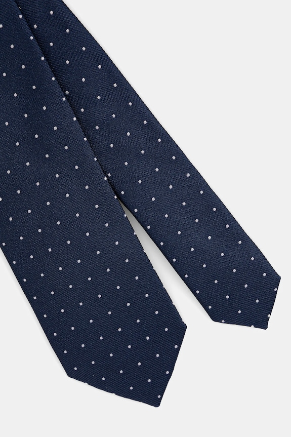 Calvin Klein cravatta da uomo con misto seta CK2111E005 blu navy SS26