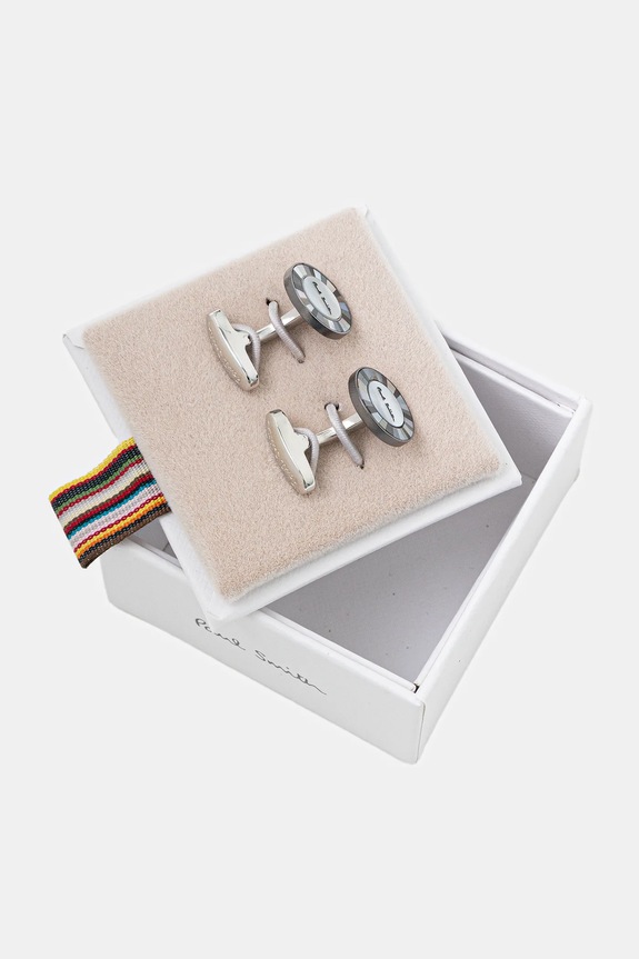 Accesorii Paul Smith butoni M1A.CUFF.TMOPL argintiu