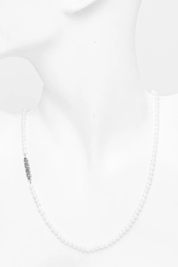 Accesorii HUGO colier E-SMALLPEARL-NEC 50544522 alb