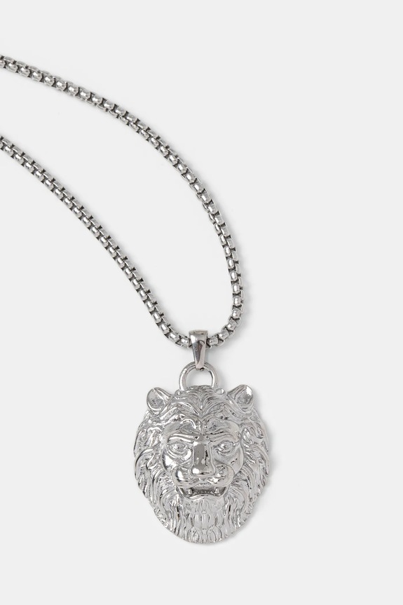 Guess naszyjnik LION KING JUMN01.387JW srebrny AA00