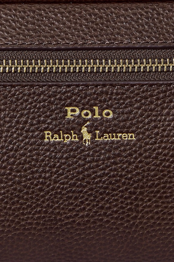 Polo Ralph Lauren kosmetyczka skórzana 405966737 brązowy