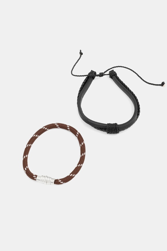 Narukvica Aldo 2-pack 2-pack smeđa DDANIELL.200