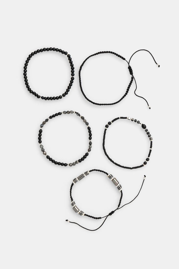 Aldo brățară 5-pack negru MAX.020