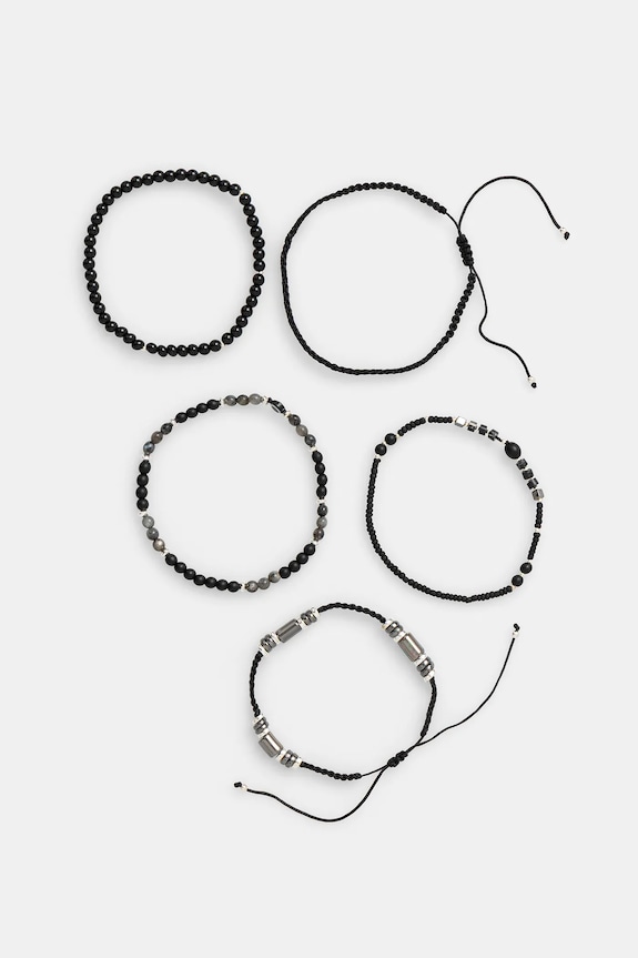 Aldo brățară 5-pack negru MAX.020