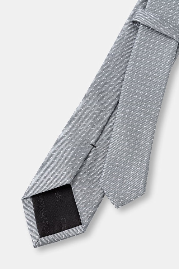 Calvin Klein Kravata za muškarce od svile CK2111E004 siva SS26