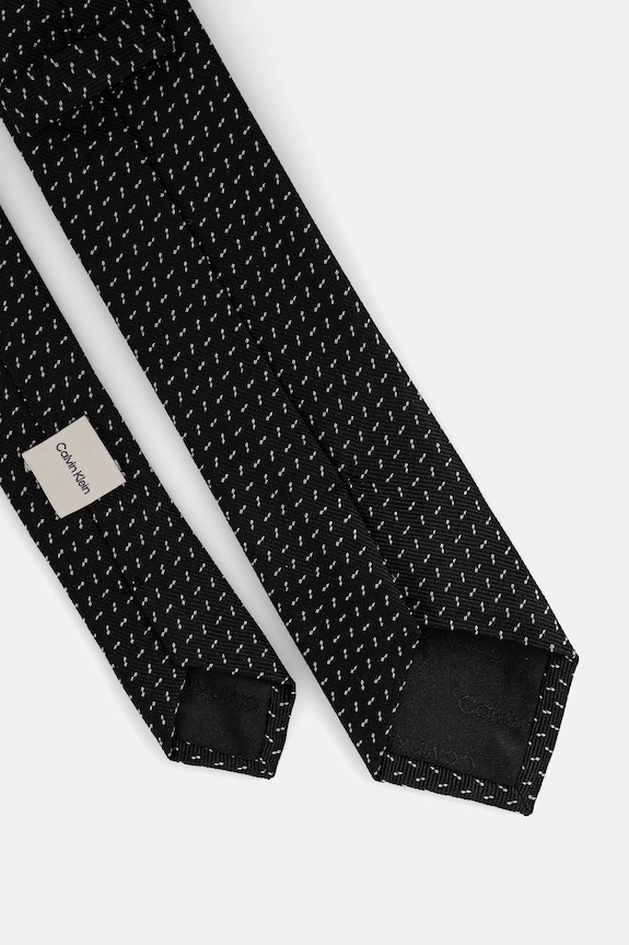 Γραβάτα με μετάξι Calvin Klein CK2111E004 μαύρο SS26