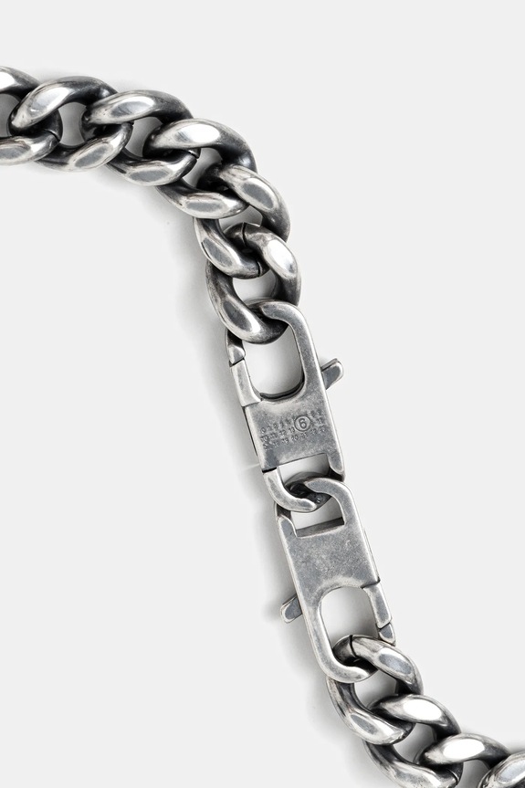 MM6 Maison Margiela naszyjnik SM7UU0105.SV0235.954 srebrny AW25